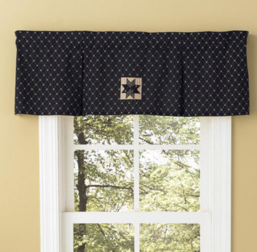 Carrington Lined Pleated Valance Park designs - The Fox Decor